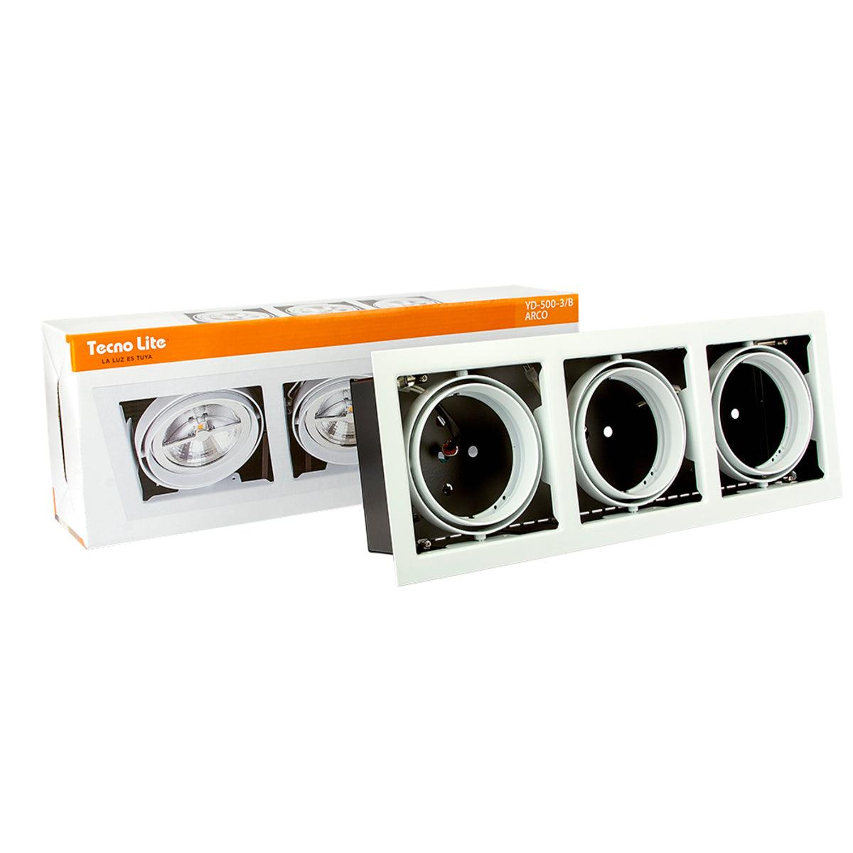 EMPOTRADO DIRIGIBLE ARCO BLANCO TECNOLITE - GRUPODONPEDRO