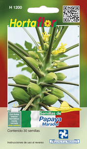 Papaya maradol 30 semillas hortaflor