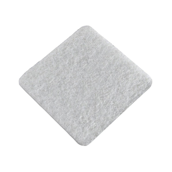 ALMOHADILLA DE FELPA BLANCA 1 1/2'' X 1 1/2'' ANBEC 8 PZAS - GRUPODONPEDRO