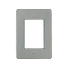 Placa 3 modulos gris plomo sin chasis Simon 26