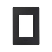 Placa 3 modulos negro azabache sin chasis Simon 26