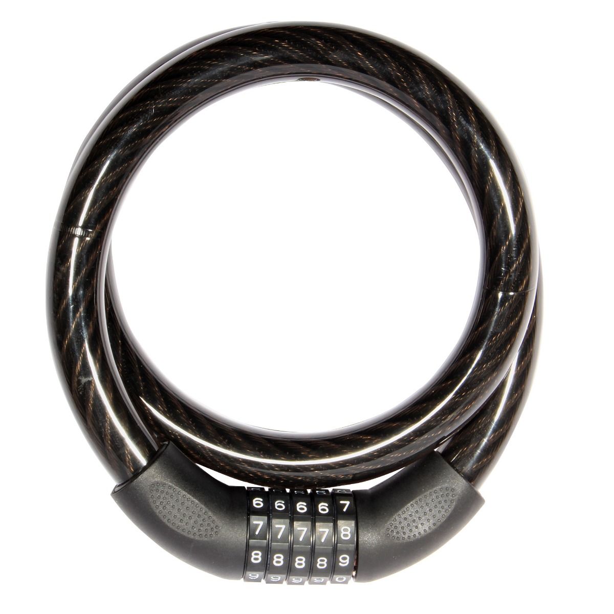 Cable candado de combinacion de 1 metro uso rudo Mikels