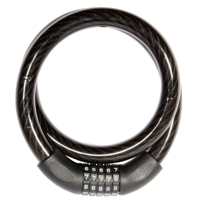 Cable candado de combinacion de 1 metro uso rudo Mikels