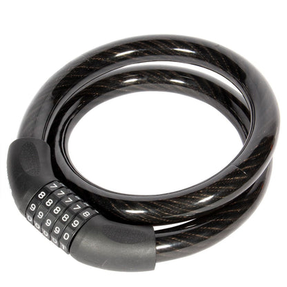 Cable candado de combinacion de 1 metro uso rudo Mikels