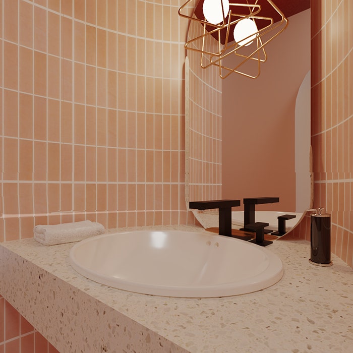 Monomando scala para lavabo ebano Helvex e-948-eb
