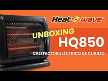 Load and play video in Gallery viewer, Mini calefactor electrico de cuarzo 800w

