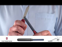Cargar y reproducir el video en el visor de la galería, Afilador suizo de cuchillos portable discos de ceramica
