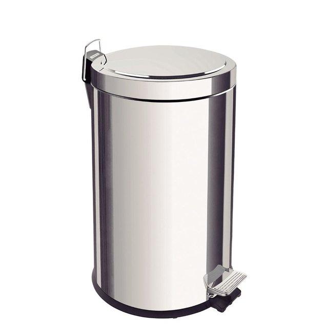 CESTO DE BASURA TRAMONTINA DE 20 LT ACERO INOX - GRUPODONPEDRO