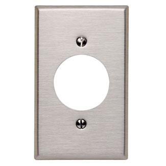 Placa contacto acero inoxidable 84020