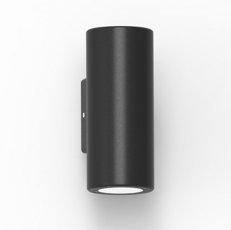 Luminaria wall light dual cylinder - negro
