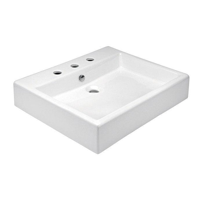 LAVABO LUCERNA 3 PERFORACIONES HELVEX BLANCO - GRUPODONPEDRO