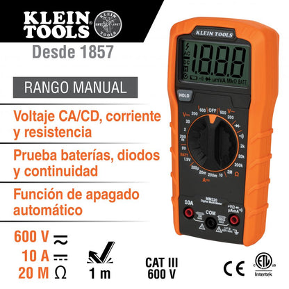 Kit de prueba eléctrica digitales KleinTools
