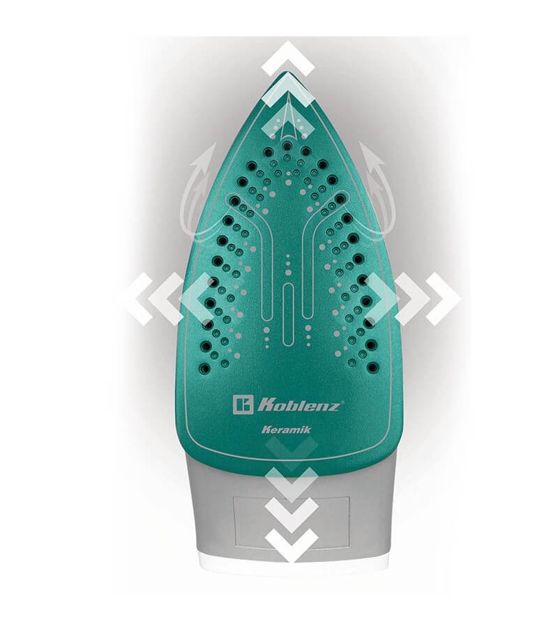 Plancha de vapor PKK-380 SA Koblenz aqua de 1200W