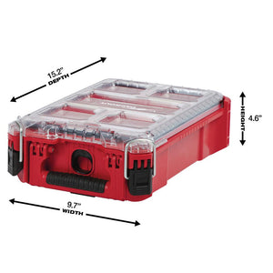 Organizador compacto packout - 5 compartimentos extraibles