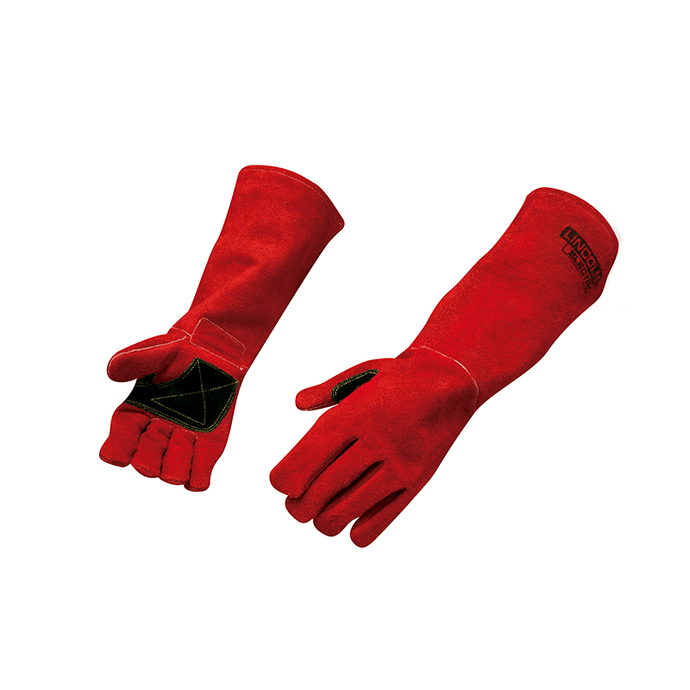 GUANTES PARA SOLDAR DE KEVLAR LARGO 14'' DE USO RUDO LINCOLN - GRUPODONPEDRO